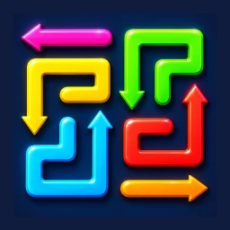 Icône de Neon Arrows: Logic Puzzle